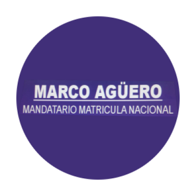 Marco Agüero - Mandatario Matricula Nacional